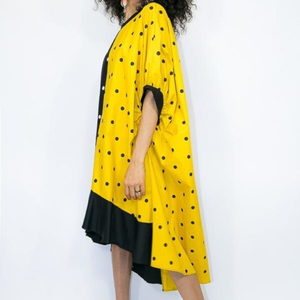 SOLD SOLD🛍🛍🛍Polka Dot High/Low Dress - Picture 6 of 6